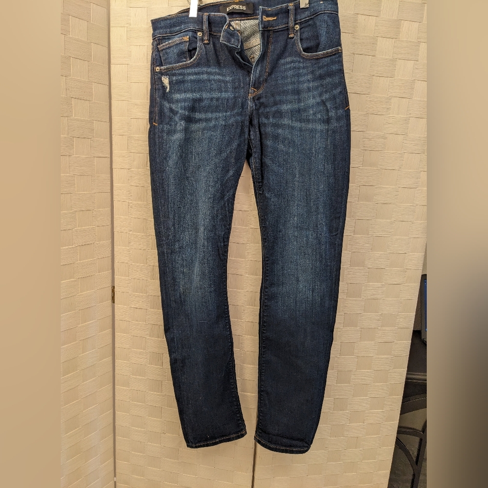 EXPRESS women's jeans Skinny mid rise stretch 6 regular